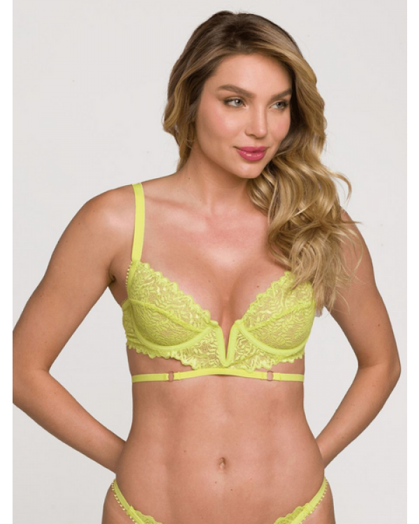 SUTIÃ TRIÂNGULO SEM BOJO EM RENDA