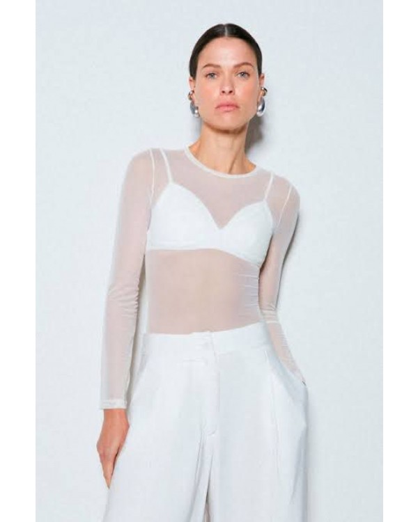 BODY TULE MANGA LONGA