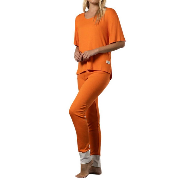 CONJUNTO LAVINIA CAMISETA CURTA E CALCA