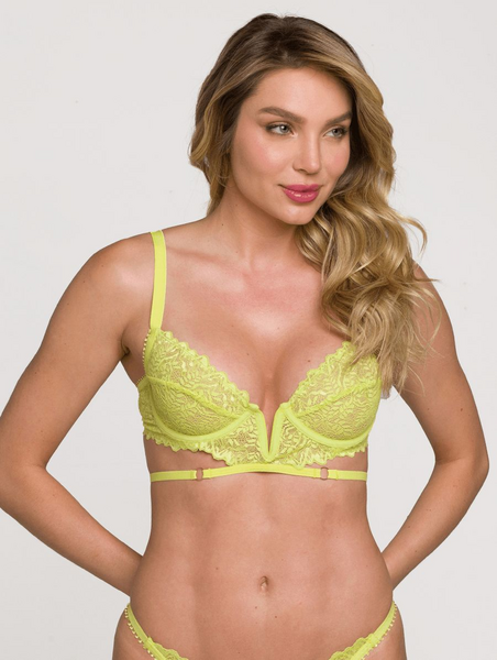 SUTIÃ TRIÂNGULO SEM BOJO EM RENDA